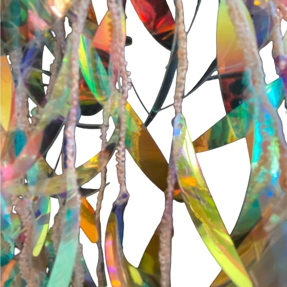 🖤 Neo-Gothic Oracle Iridescent Shoulder Cape – Statement Festival Accessory - Picture 5 of 11